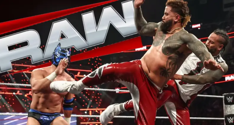 WWE Raw latest episode results featuring The Usos winning the World Tag Team Championship
