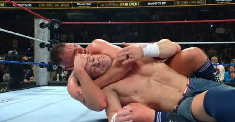 Gunther taps out John Cena in his final WWE match