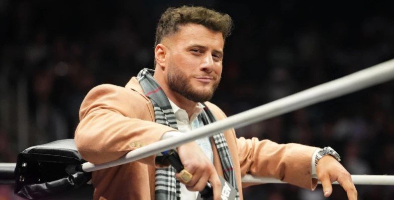 MJF showing his signature confident look in AEW